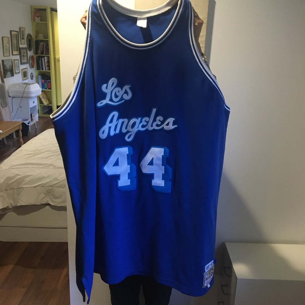 Lakers jerry west Mitchell & Ness authentic jersey